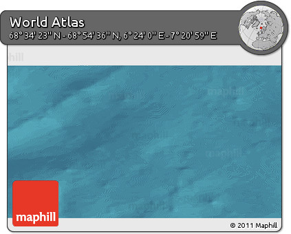 Satellite 3D Map of the Area around 68° 44' 30" N, 6° 52' 30" E