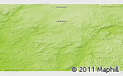 Physical 3D Map of the area around 68° 44' 30" N, 72° 10' 30" W