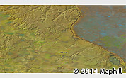 Satellite 3D Map of the area around 68° 44' 30" N, 76° 34' 29" E