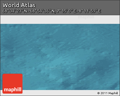 Satellite 3D Map of the Area around 68° 44' 30" N, 7° 43' 29" E