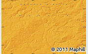 Political Map of the area around 68° 44' 30" N, 83° 22' 30" E