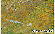 Satellite Map of the area around 68° 44' 30" N, 83° 22' 30" E