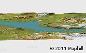 Satellite Panoramic Map of the area around 68° 44' 30" N, 90° 10' 30" E