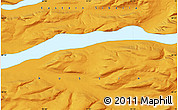 Political Map of the area around 68° 44' 30" N, 91° 1' 30" E