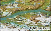 Satellite Map of the area around 68° 44' 30" N, 91° 1' 30" E