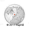Outline Map of the Area around 68° 44' 30" N, 9° 25' 30" E, rectangular outline