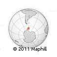 Outline Map of the Area around 68° 14' 11" S, 61° 7' 30" W, rectangular outline