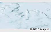 Political 3D Map of the area around 68° 50' 30" S, 64° 31' 30" W