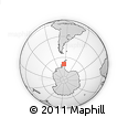 Outline Map of the Area around 68° 50' 30" S, 64° 31' 30" W, rectangular outline