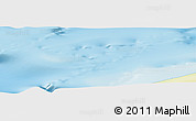Physical Panoramic Map of the area around 68° 50' 30" S, 72° 10' 30" W