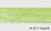 Physical Panoramic Map of the area around 69° 2' 31" N, 157° 10' 30" W