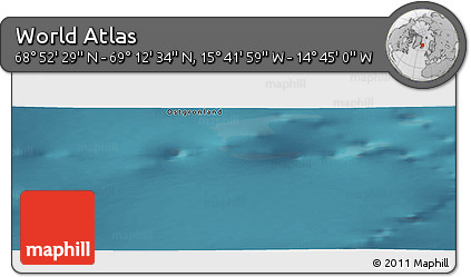 Satellite Panoramic Map of the Area around 69° 2' 31" N, 15° 13' 29" W