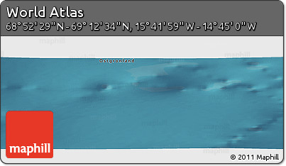 Satellite Panoramic Map of the Area around 69° 2' 31" N, 15° 13' 29" W