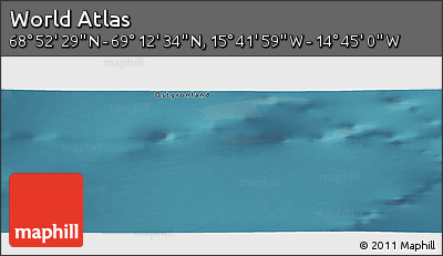 Satellite Panoramic Map of the Area around 69° 2' 31" N, 15° 13' 29" W