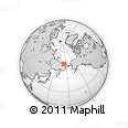 Outline Map of the Area around 69° 2' 31" N, 172° 37' 30" E, rectangular outline