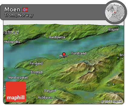 Satellite 3D Map of Moen