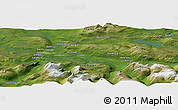 Satellite Panoramic Map of the area around 69° 2' 31" N, 18° 46' 29" E