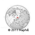 Outline Map of the Area around 69° 2' 31" N, 22° 10' 29" E, rectangular outline