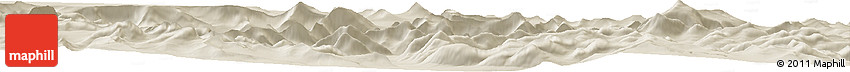 Shaded Relief Horizon Map of the Area around 69° 2' 31" N, 27° 7' 30" W Shaded Relief Horizon Map of the Area around 69° 2' 31" N, 27° 7' 30" W
