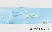 Physical Panoramic Map of Kronprinsen Ejland