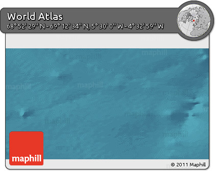 Satellite 3D Map of the Area around 69° 2' 31" N, 5° 1' 30" W