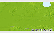 Physical 3D Map of the area around 69° 2' 31" N, 69° 46' 30" E