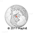 Outline Map of the Area around 69° 2' 31" N, 78° 58' 29" W, rectangular outline