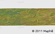 Satellite Panoramic Map of the area around 69° 2' 31" N, 86° 46' 30" E