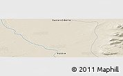 Shaded Relief Panoramic Map of the area around 69° 2' 31" N, 89° 19' 29" E