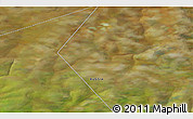 Satellite 3D Map of the area around 69° 20' 26" N, 106° 19' 29" E