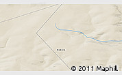 Shaded Relief 3D Map of the area around 69° 20' 26" N, 106° 19' 29" E