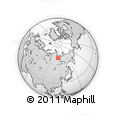 Outline Map of the Area around 69° 20' 26" N, 114° 49' 29" E, rectangular outline