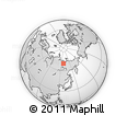 Outline Map of the Area around 69° 20' 26" N, 127° 34' 30" E, rectangular outline