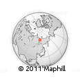 Outline Map of the Area around 69° 20' 26" N, 128° 25' 30" E, rectangular outline