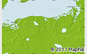 Physical Map of Tuktoyaktuk