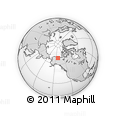 Outline Map of the Area around 69° 20' 26" N, 141° 52' 30" W, rectangular outline