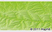Physical 3D Map of the area around 69° 20' 26" N, 155° 28' 29" W