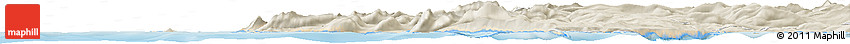 Shaded Relief Horizon Map of Innergard