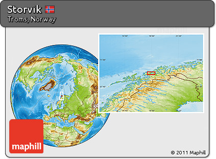 Physical Location Map of Storvik