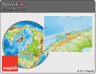 Physical Location Map of Storvik