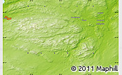 Physical Map of the area around 69° 20' 26" N, 30° 40' 29" E