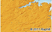 Political Map of the area around 69° 20' 26" N, 32° 22' 30" E
