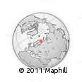 Outline Map of the Area around 69° 20' 26" N, 37° 28' 30" E, rectangular outline
