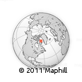 Outline Map of the Area around 69° 20' 26" N, 67° 55' 30" W, rectangular outline