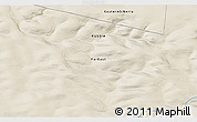 Shaded Relief 3D Map of the area around 69° 38' 15" N, 108° 52' 30" E