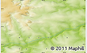 Physical Map of the area around 69° 38' 15" N, 109° 43' 29" E