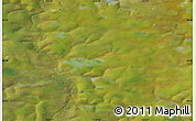 Satellite Map of the area around 69° 38' 15" N, 116° 31' 30" E