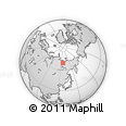 Outline Map of the Area around 69° 38' 15" N, 126° 43' 29" E, rectangular outline