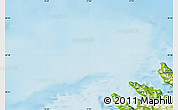 Physical Map of the area around 69° 38' 15" N, 17° 4' 30" E