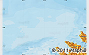 Political Map of the area around 69° 38' 15" N, 17° 4' 30" E